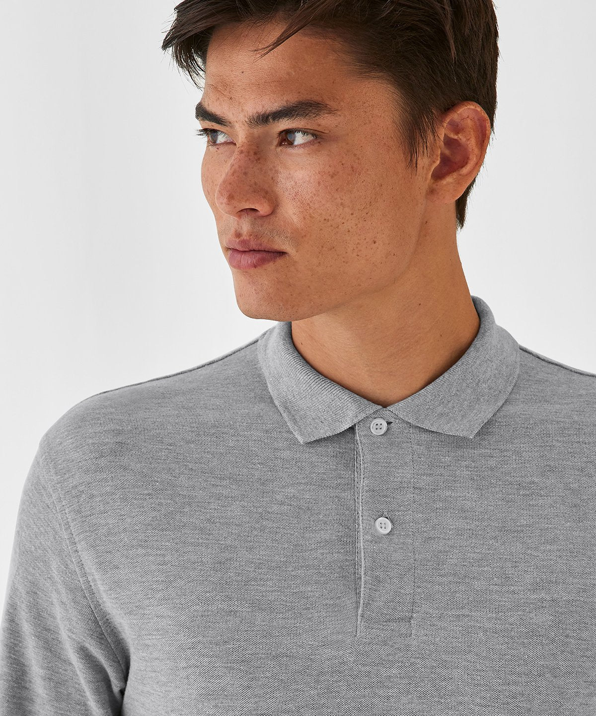 B&C ID Long Sleeve Polo