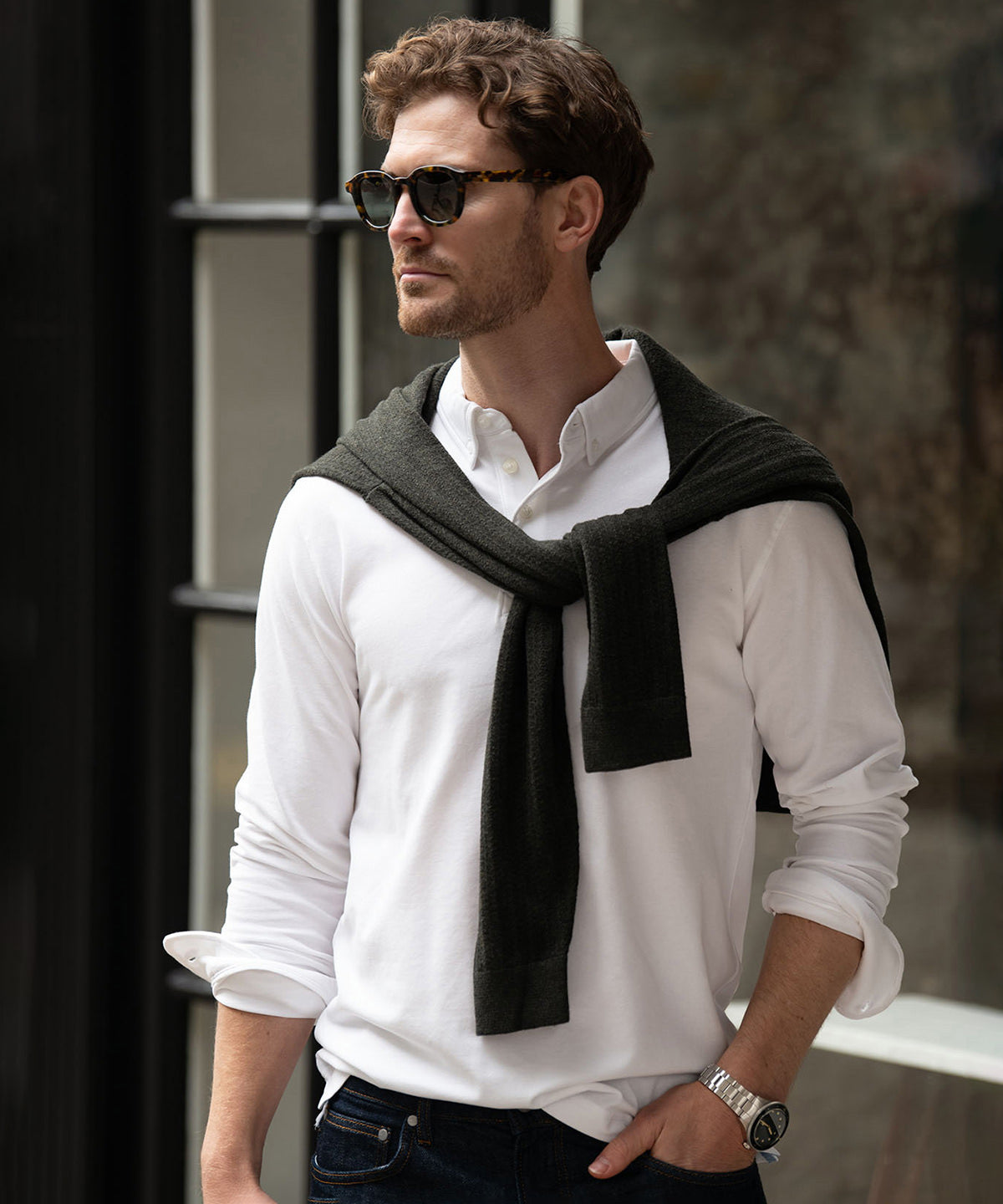 Nimbus Carlington Deluxe Long Sleeve Polo