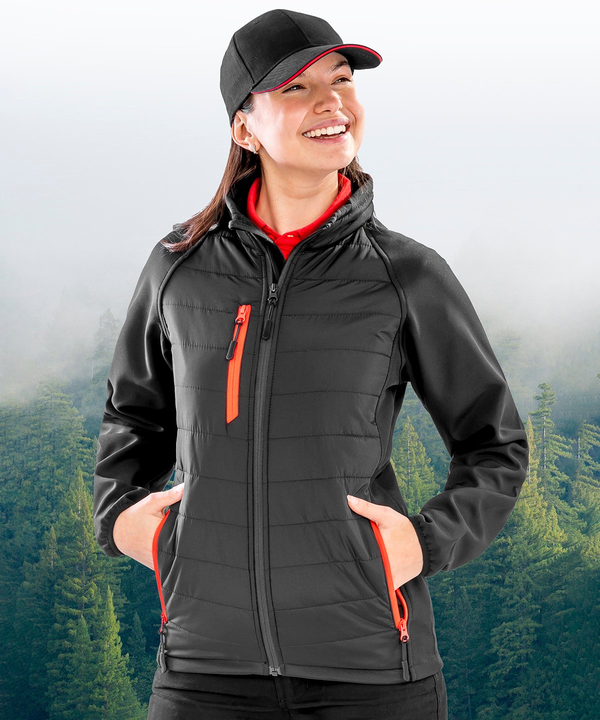 Compass padded softshell jacket